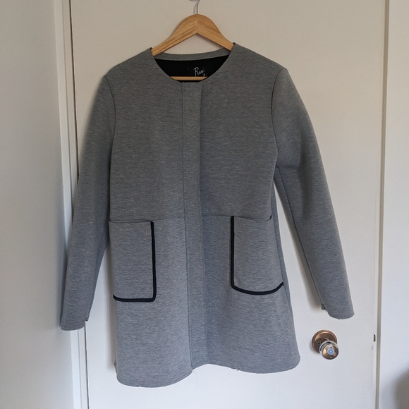 Beni Vie Lightweight Grey Coat - Picture 2 of 8